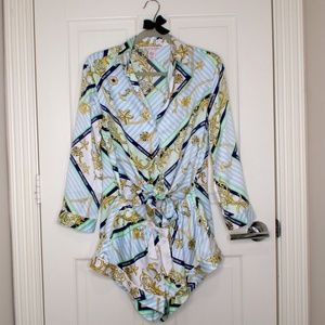 Victoria's Secret Nautical Satin Set